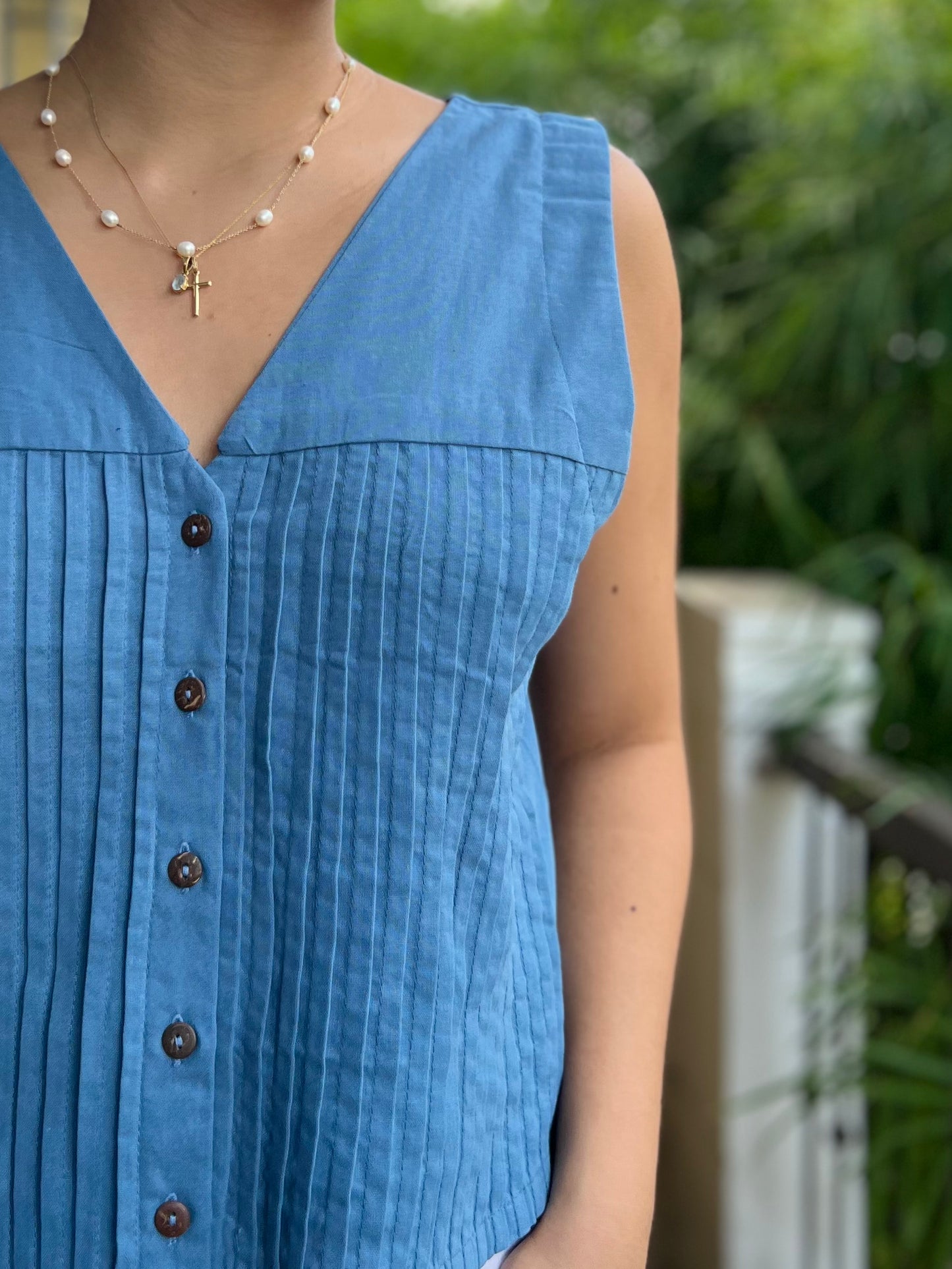 Brighton Top in French Blue