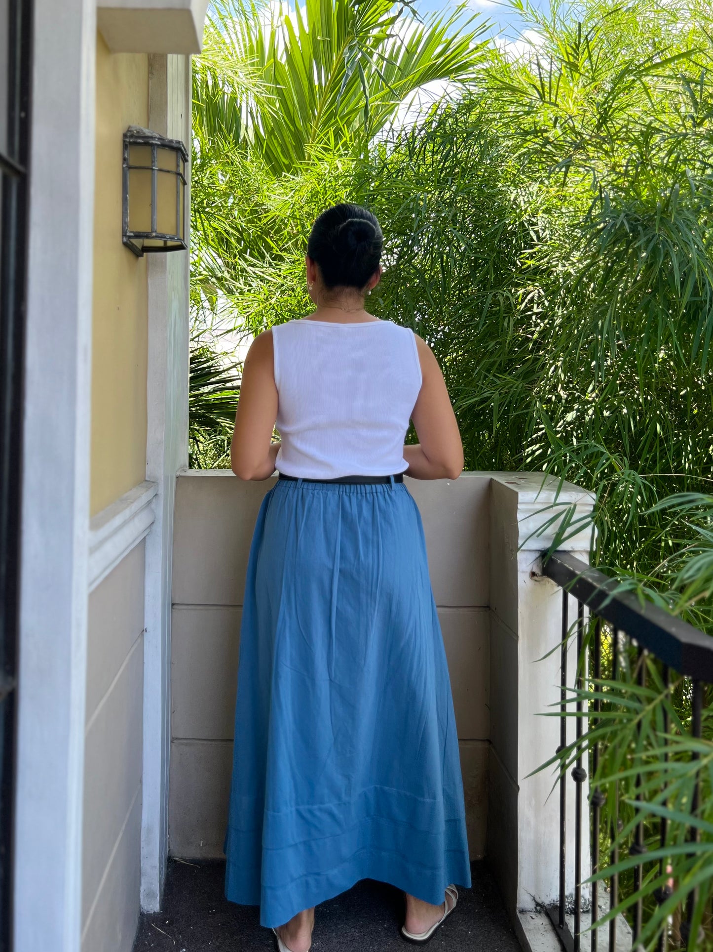 London Skirt in French Blue