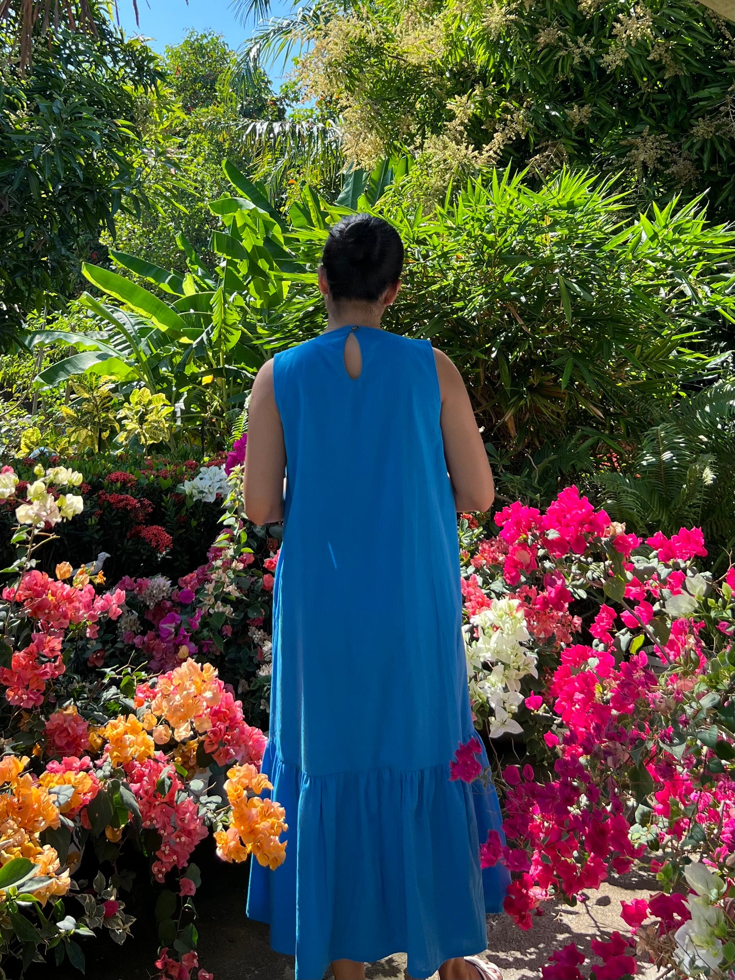 Camden Dress in Cerulean