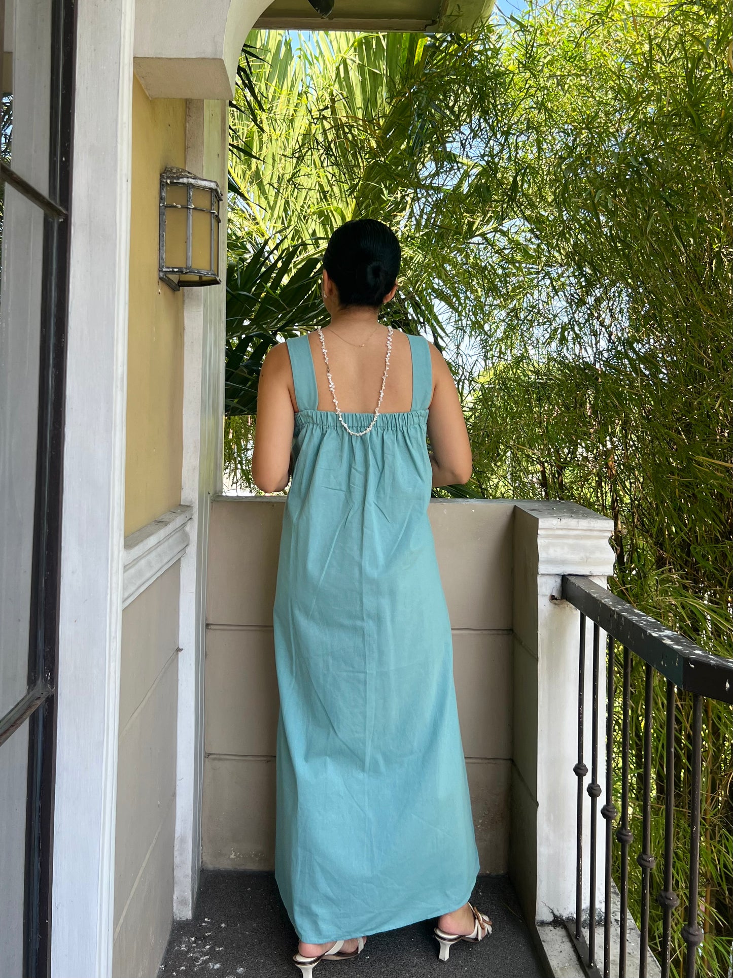 Hannah Dress in Aquamarine