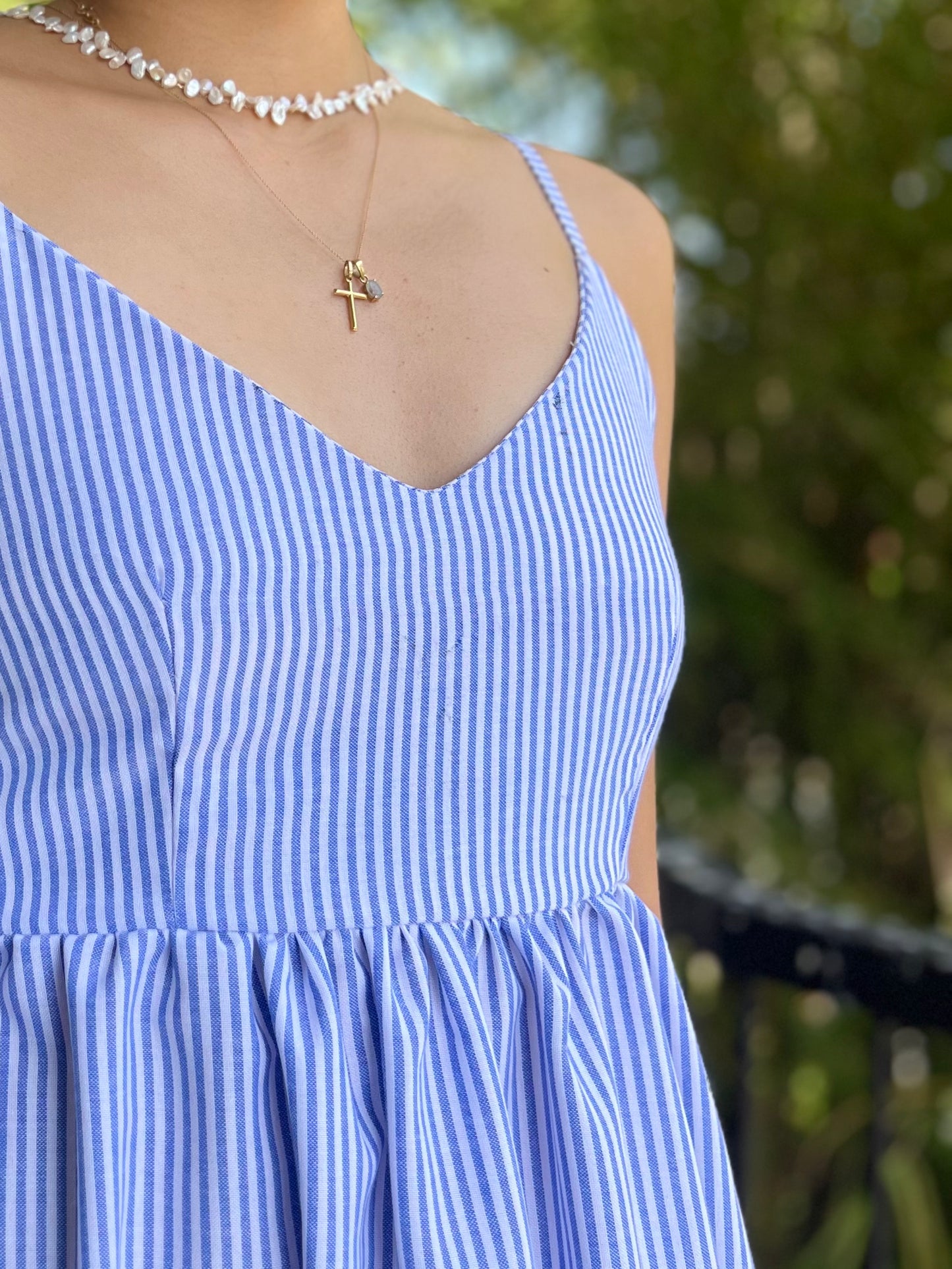 Naples Dress in Stripes 023