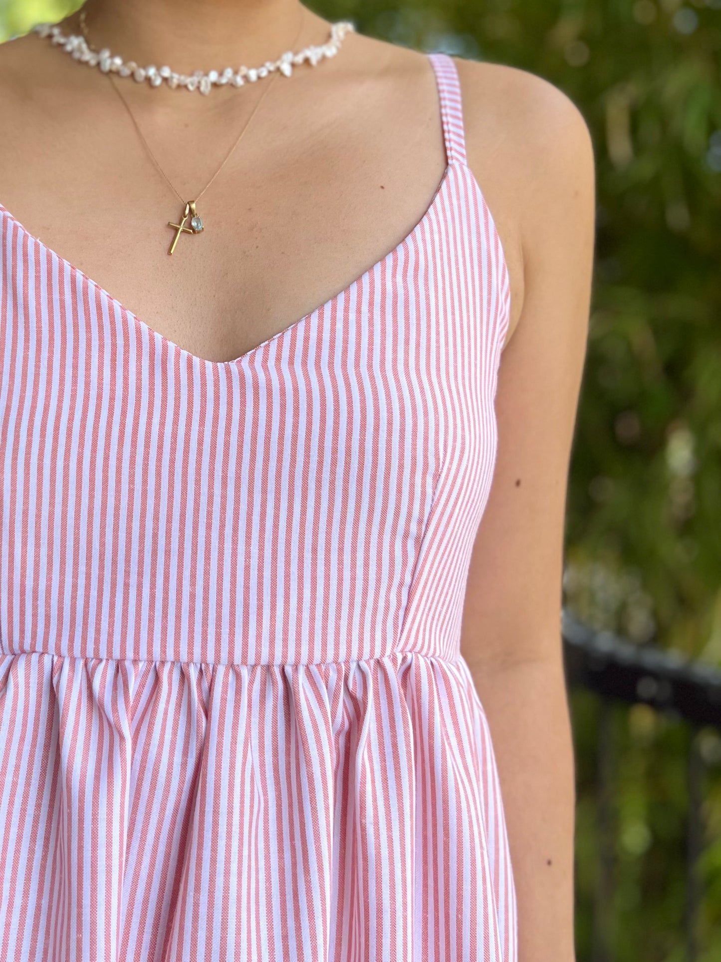 Naples Dress in Stripes 024