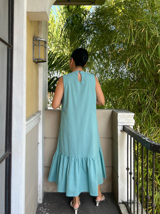 Camden Dress in Aquamarine
