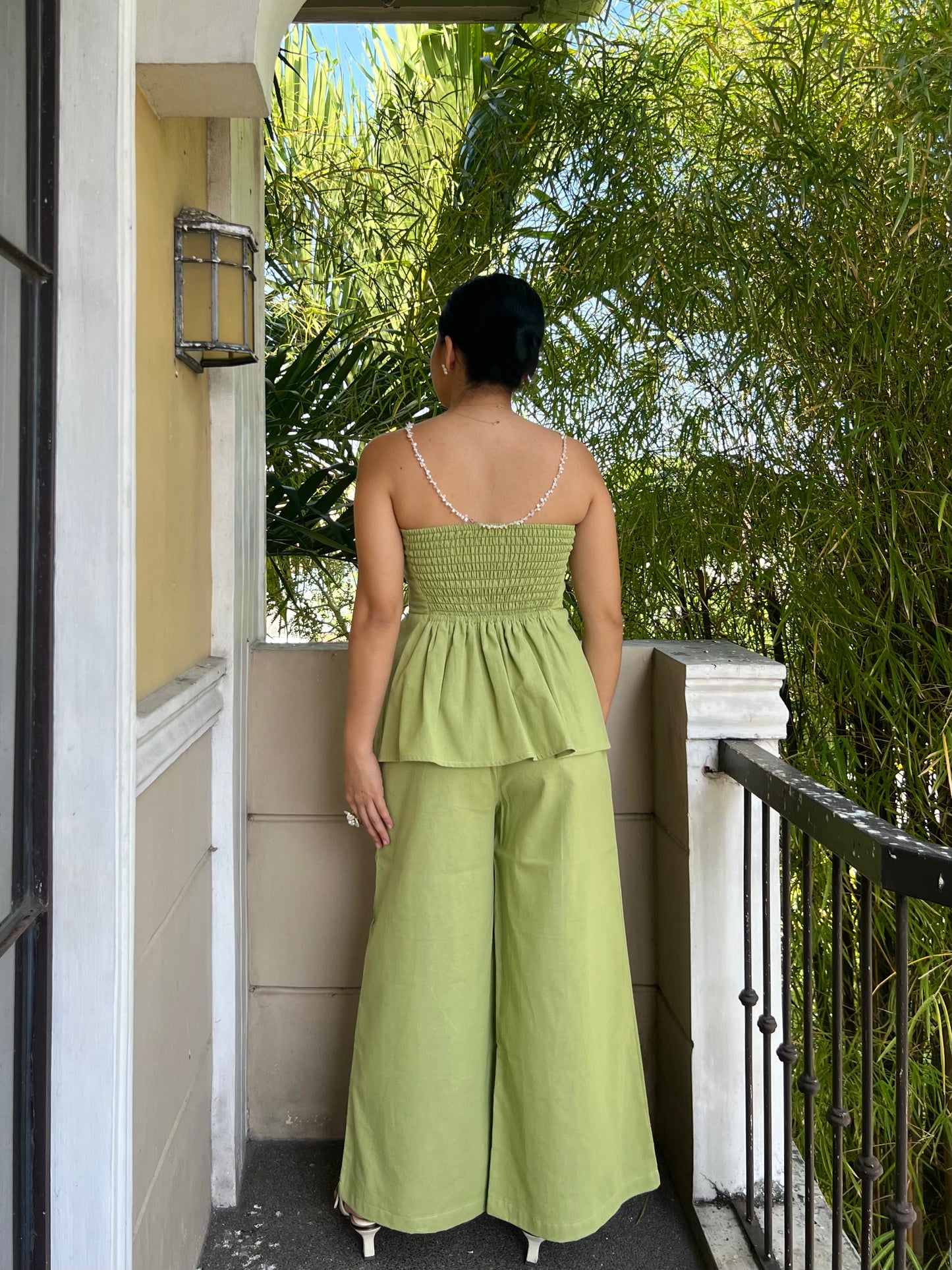 Corinth Set in Apple Green