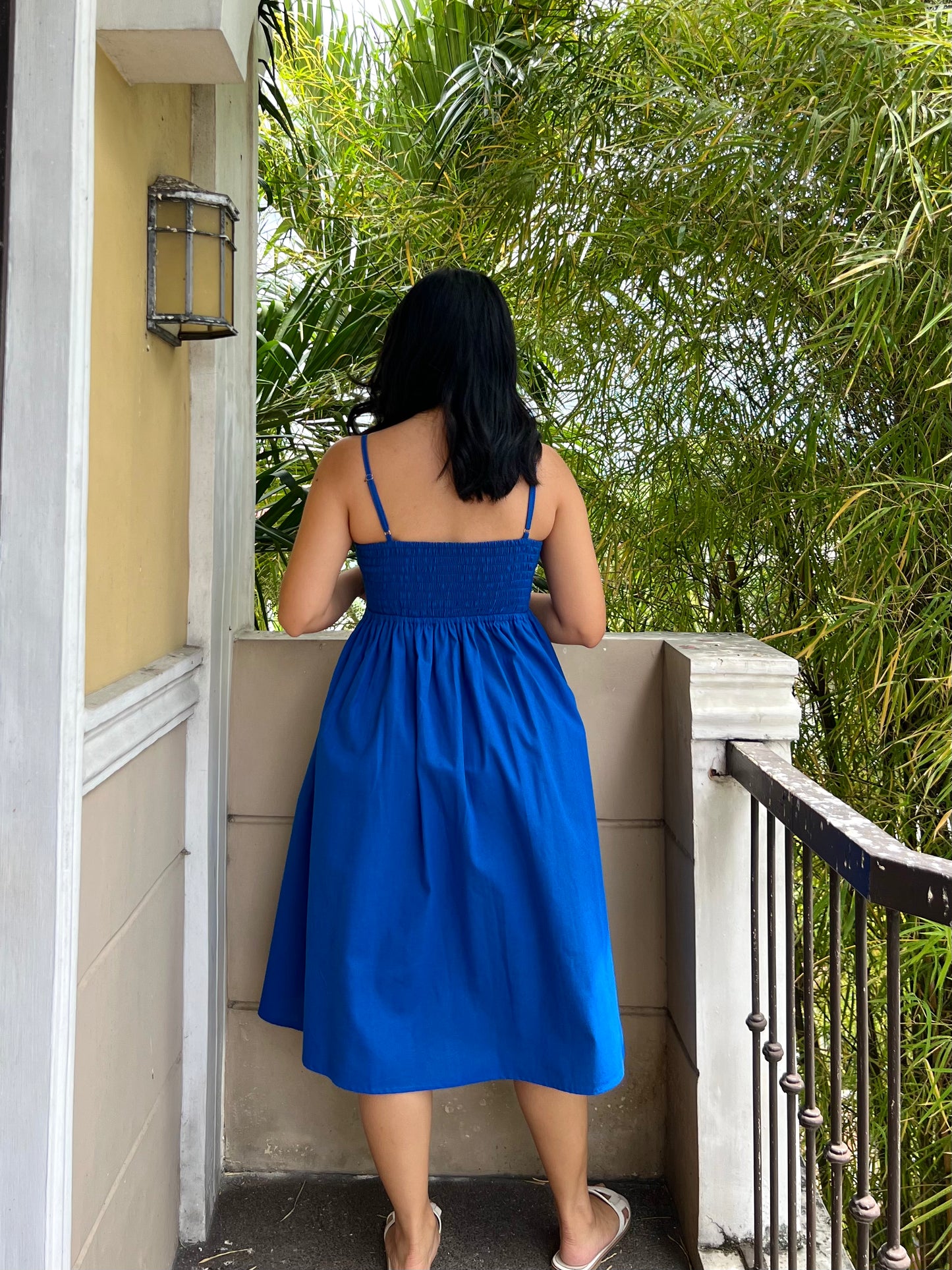 Palm Springs Dress in Blue
