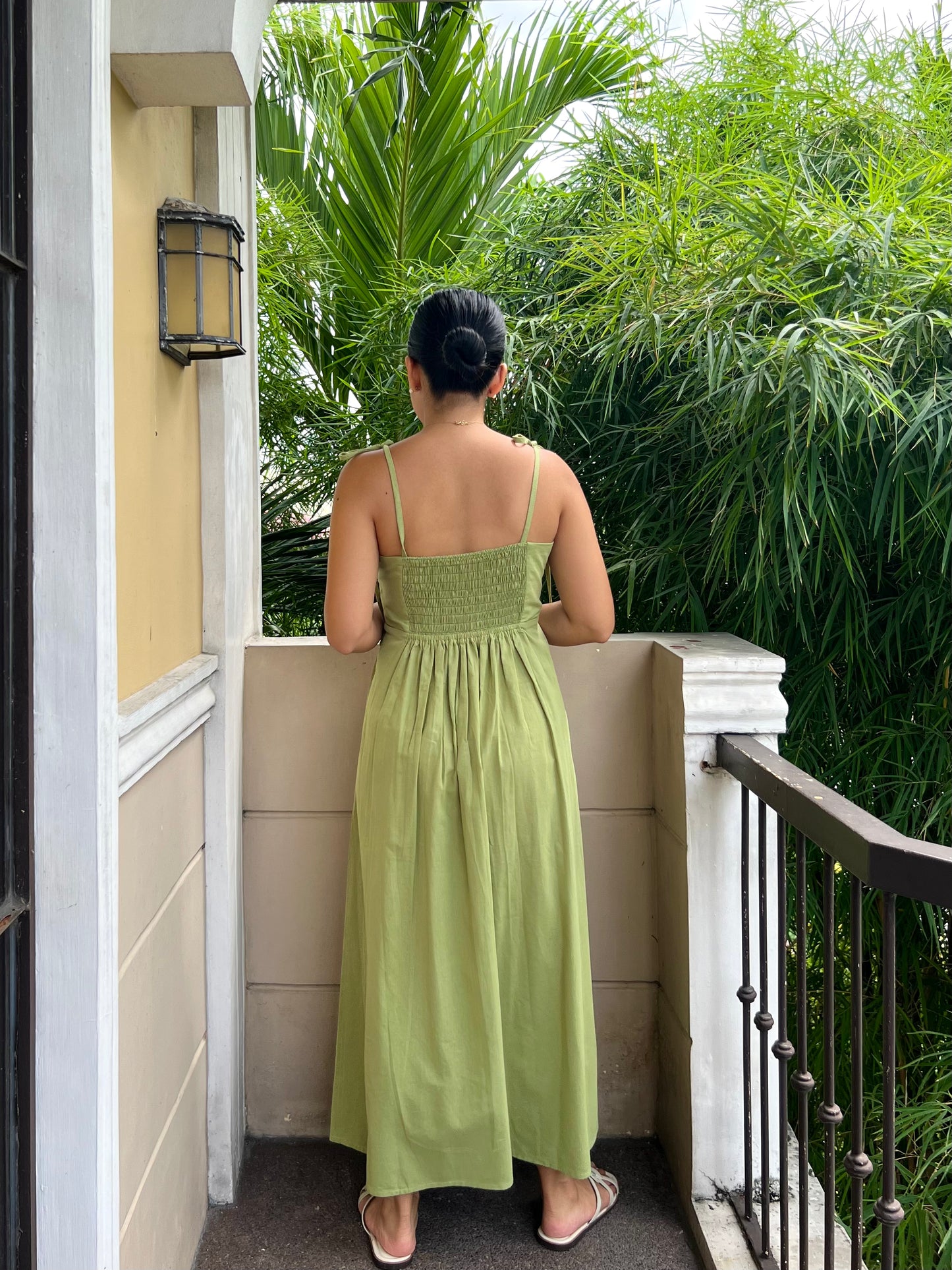 Palermo Dress in Apple Green