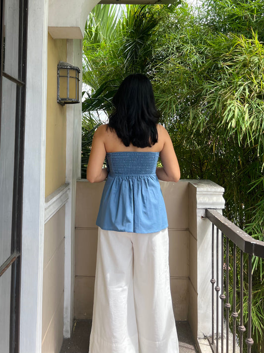 Merry Top in French Blue