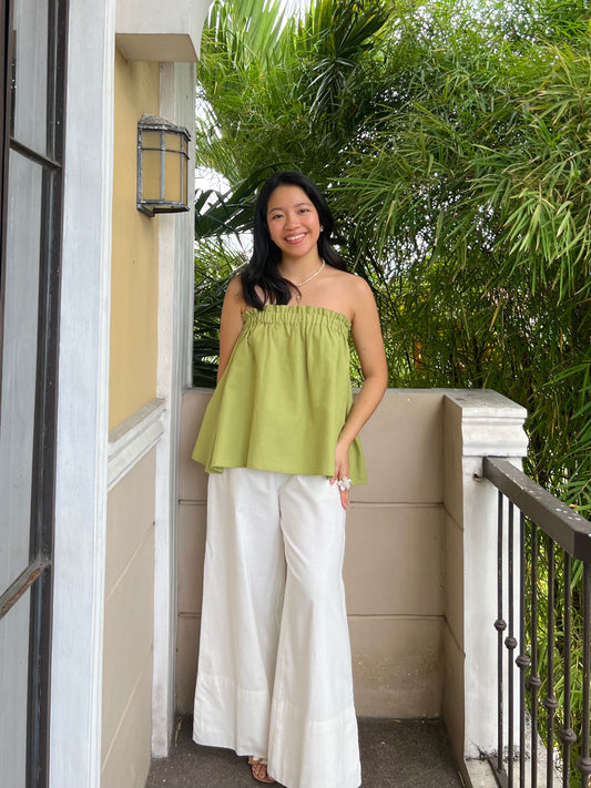 Eve Top in Apple Green