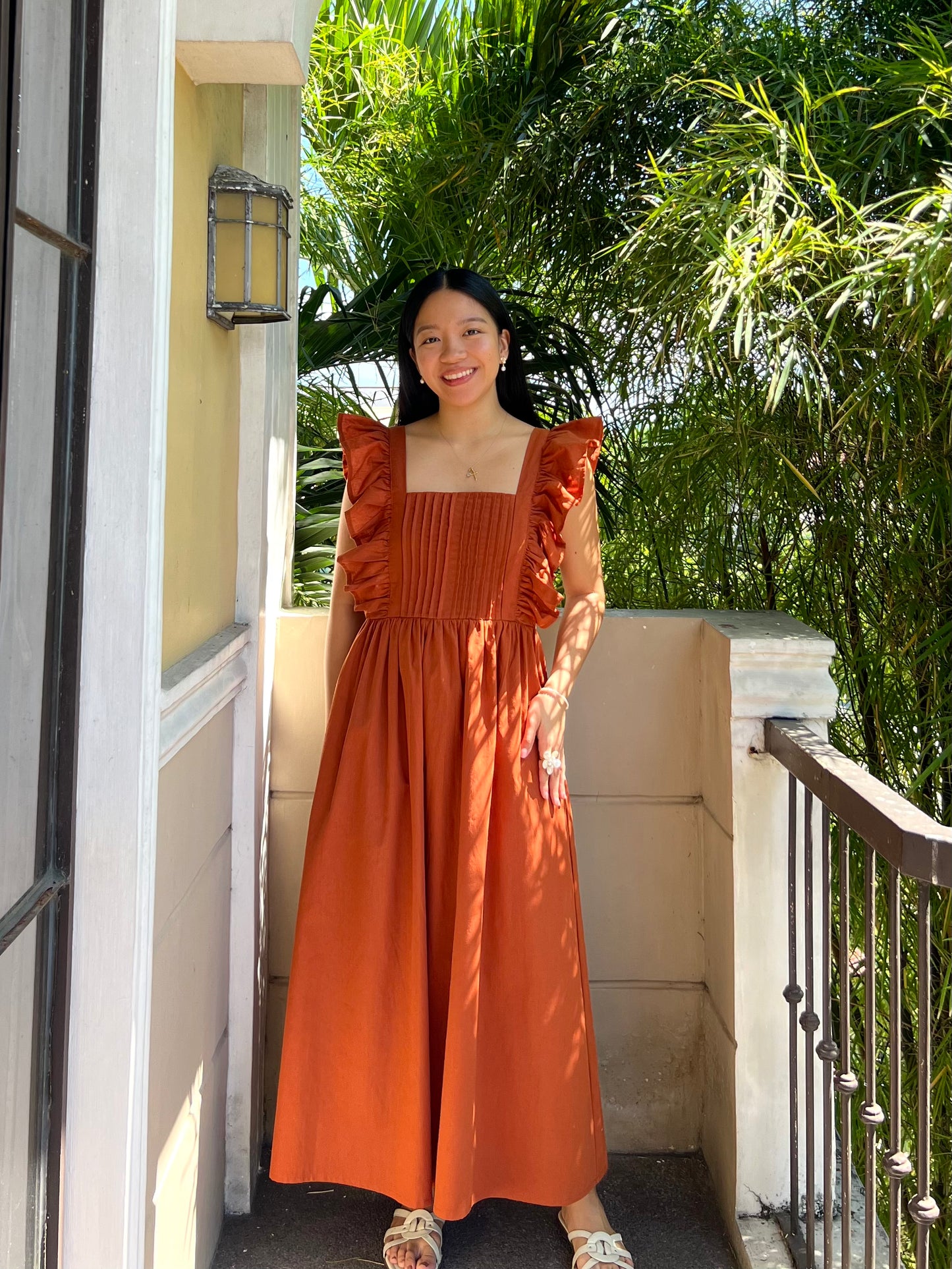 Ribeauvillé Dress in Rust
