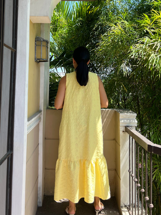 Camden Dress in Eyelet 015 with Lining