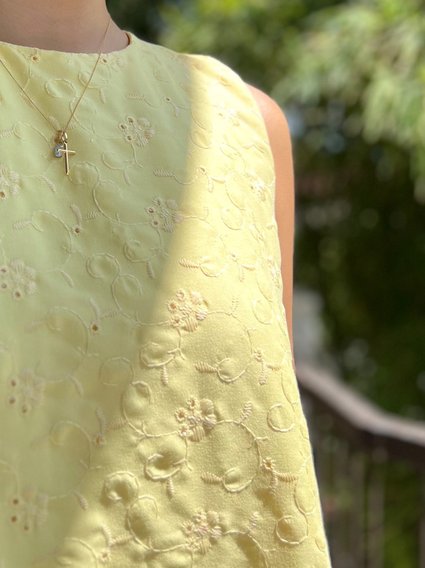 Camden Dress in Eyelet 015 with Lining