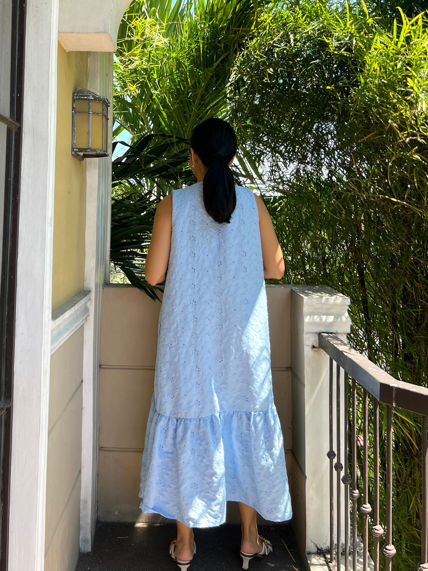 Camden Dress in Eyelet 014 with Lining