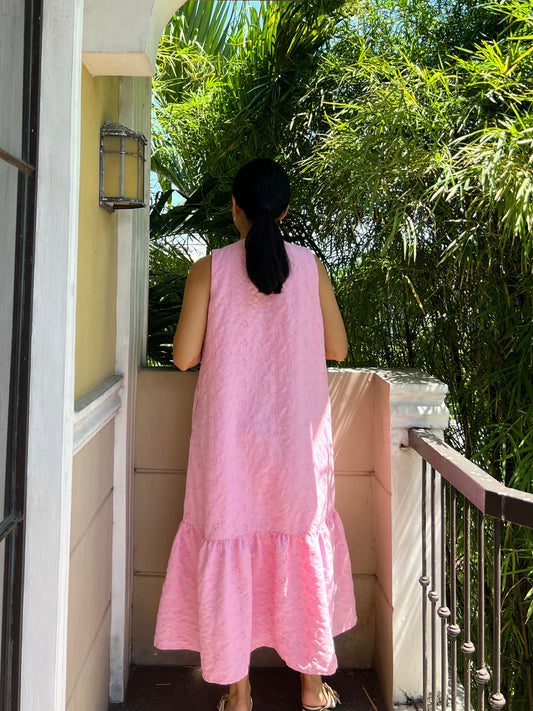 Camden Dress in Eyelet 016 with Lining