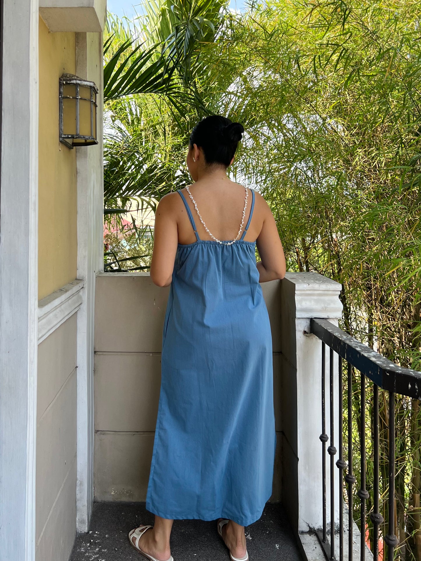 Caprese Dress in French Blue