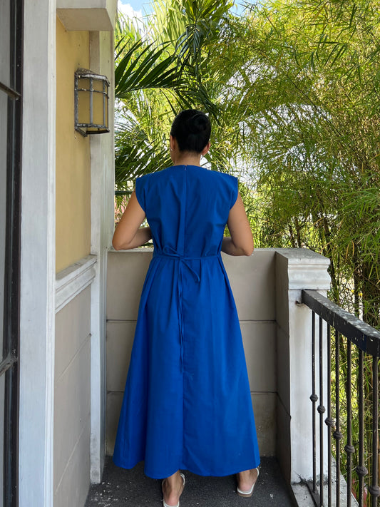 Coronado Dress in Blue
