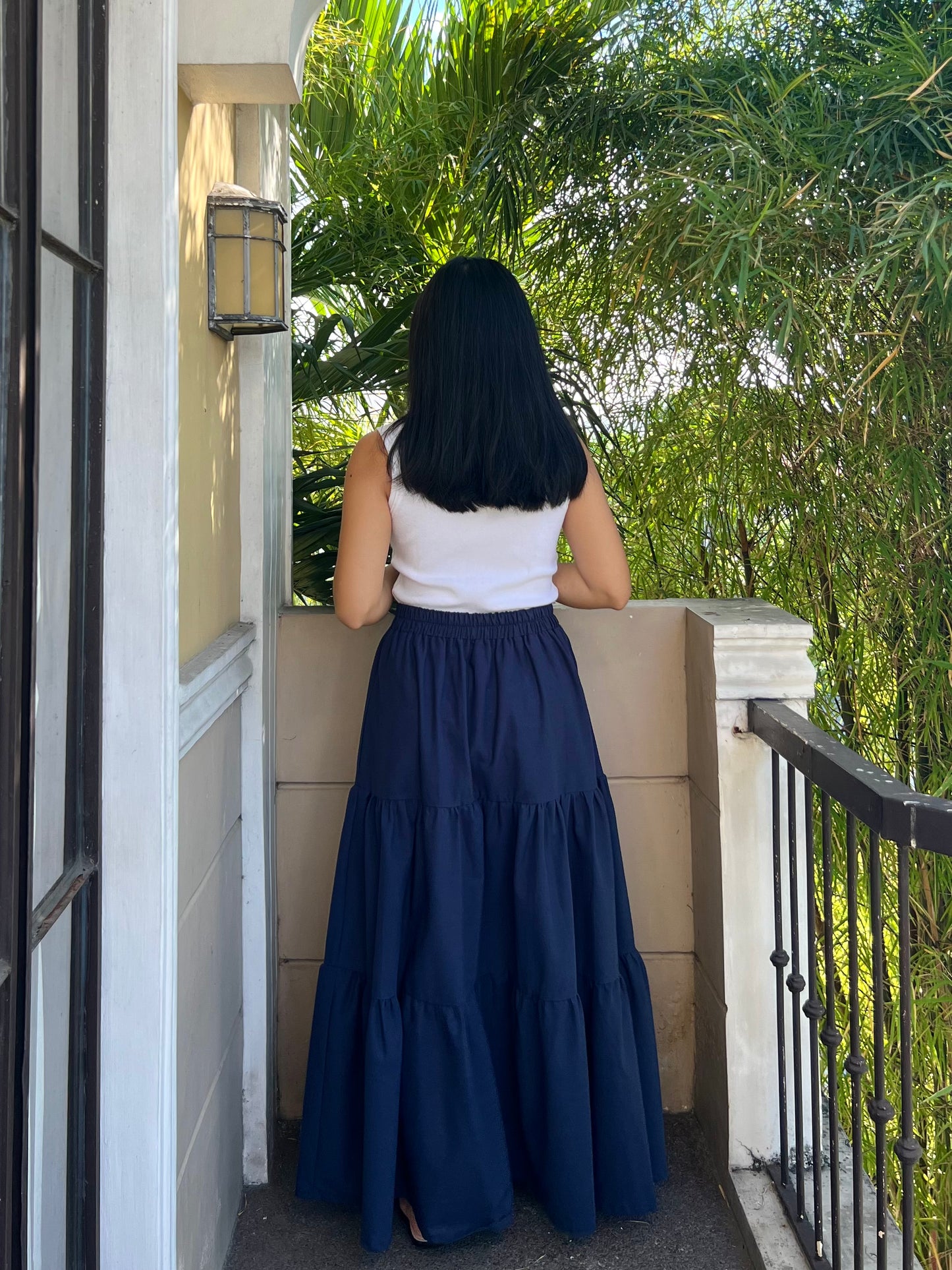 Willow Skirt in Navy Blue