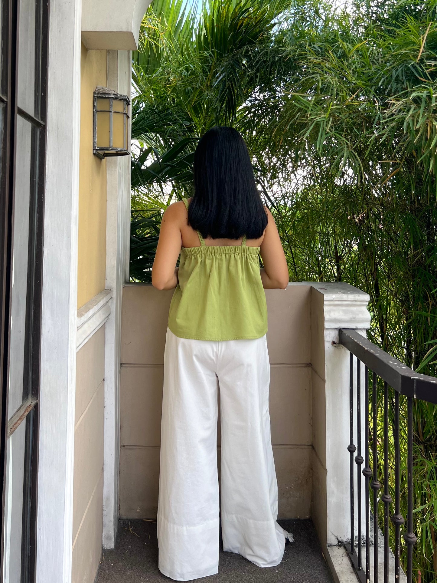 Chianti Top in Apple Green