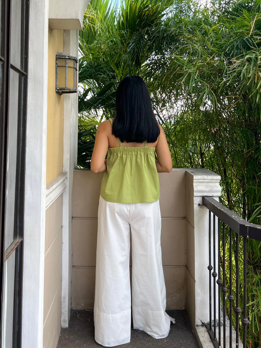 Chianti Top in Apple Green