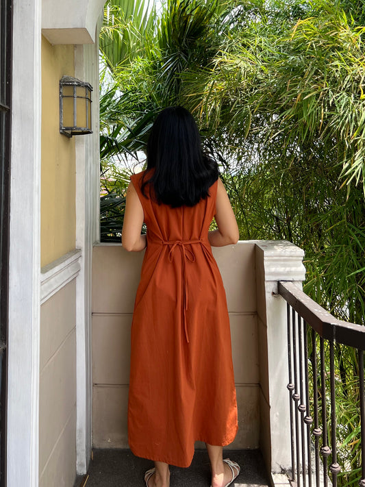 Arizona Dress in Rust