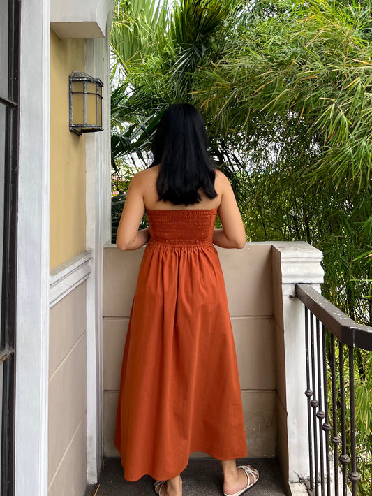 Fearless Dress in Rust