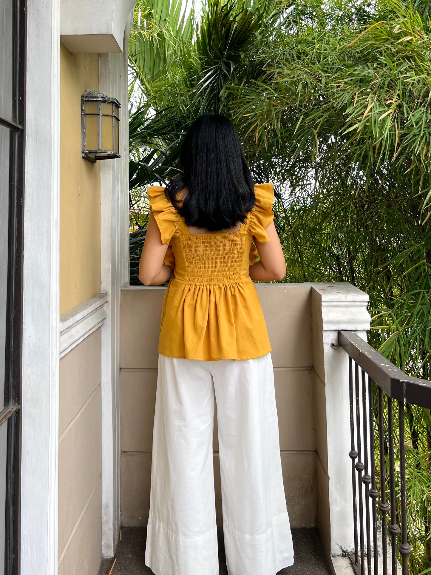 Serene Top in Mustard