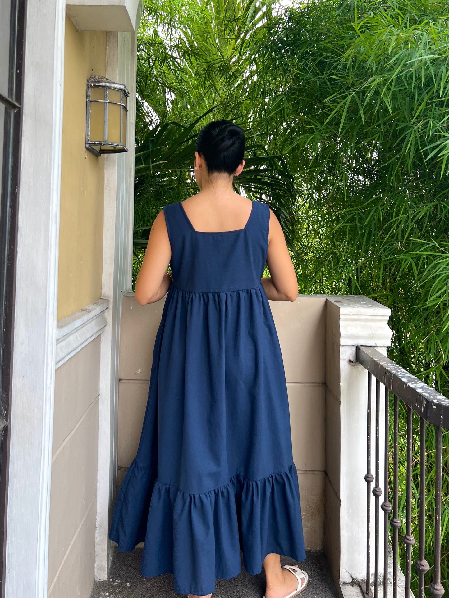 Maxim Dress in Navy Blue