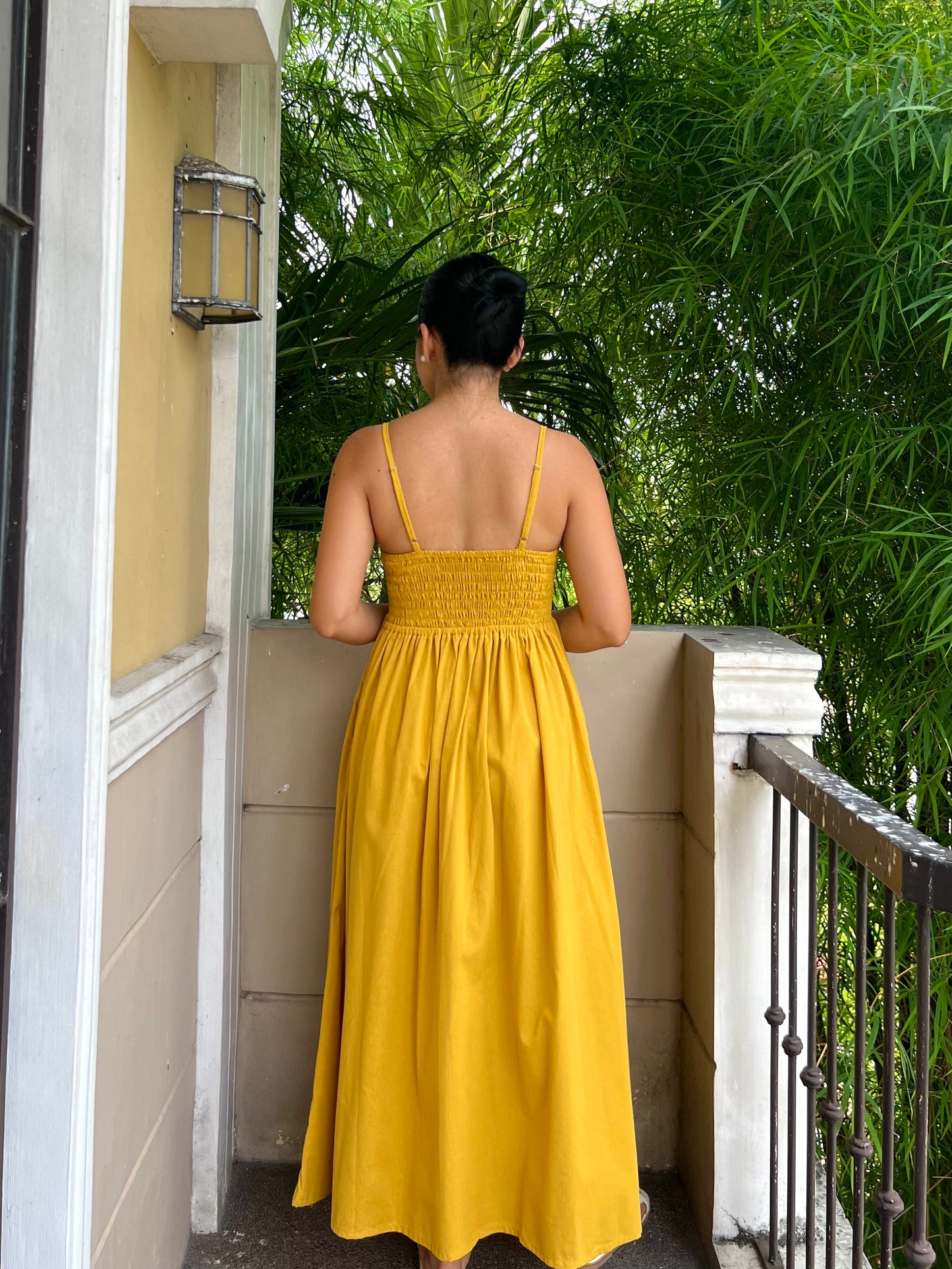 Naples Dress in Mustard