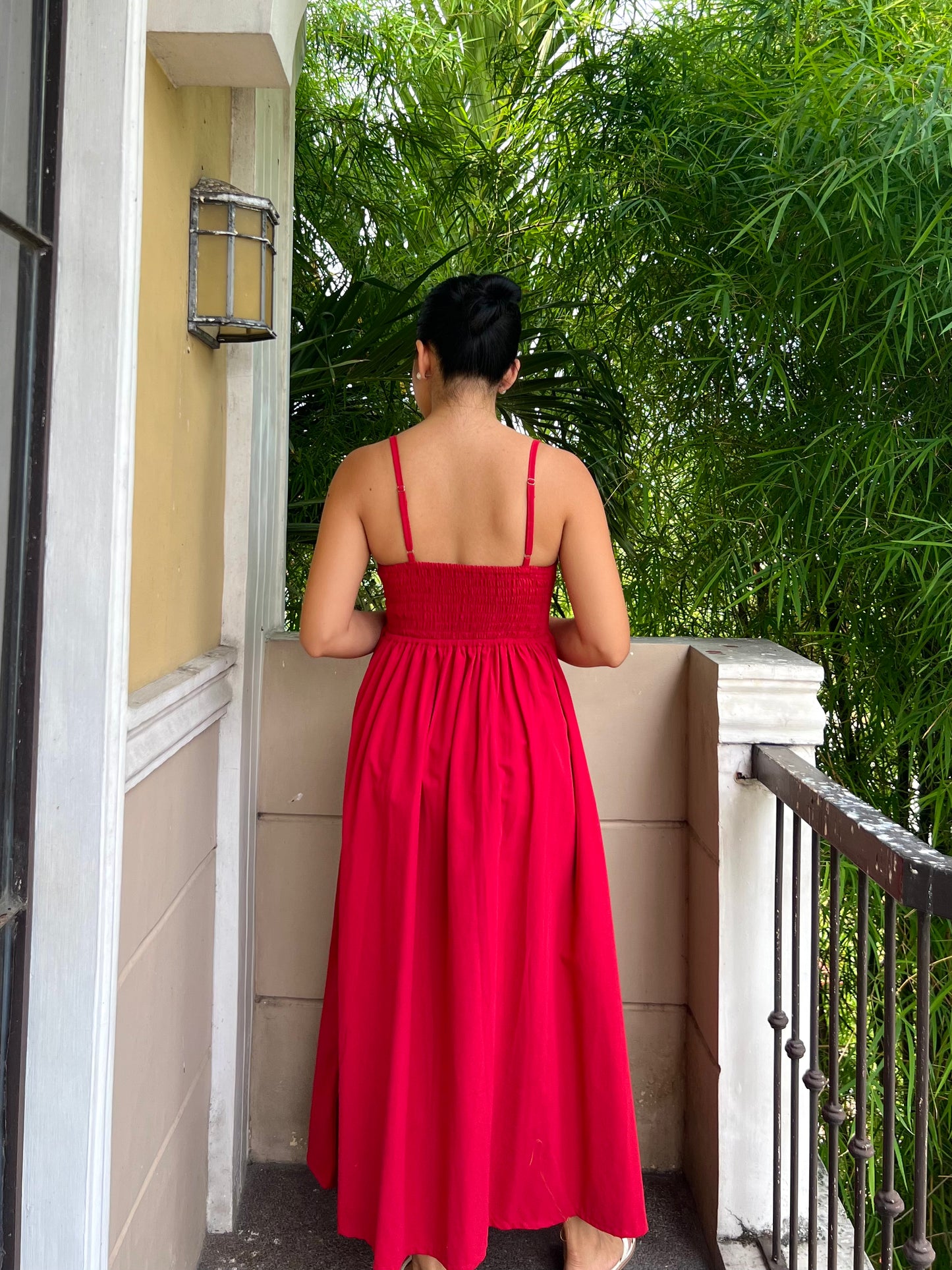 Naples Dress in Red