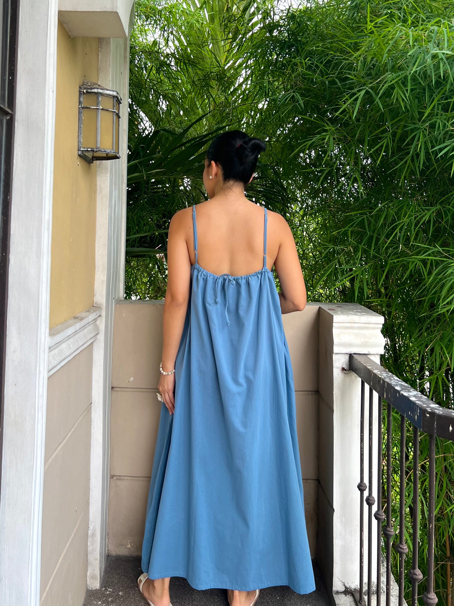 Limoncello Dress in French Blue