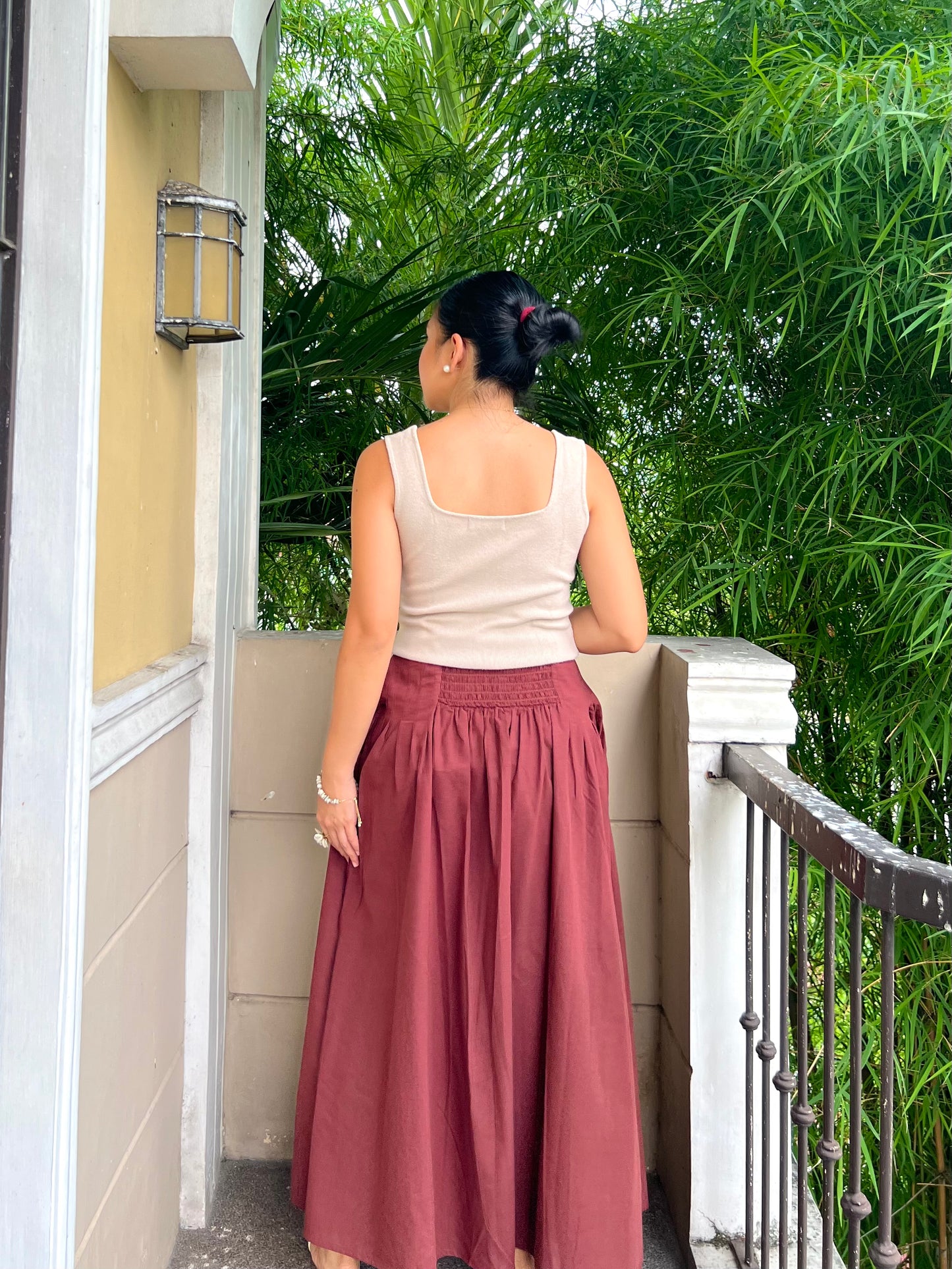 Temecula Skirt in Chestnut