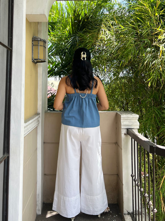 Chianti Top in French Blue