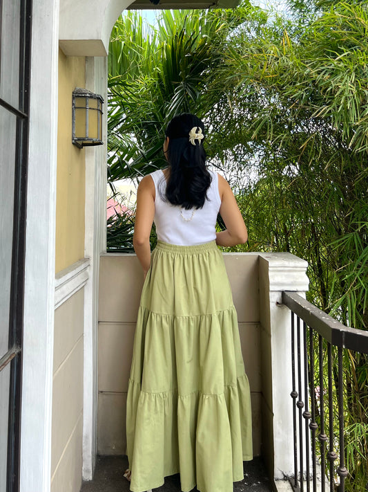 Willow Skirt in Apple Green
