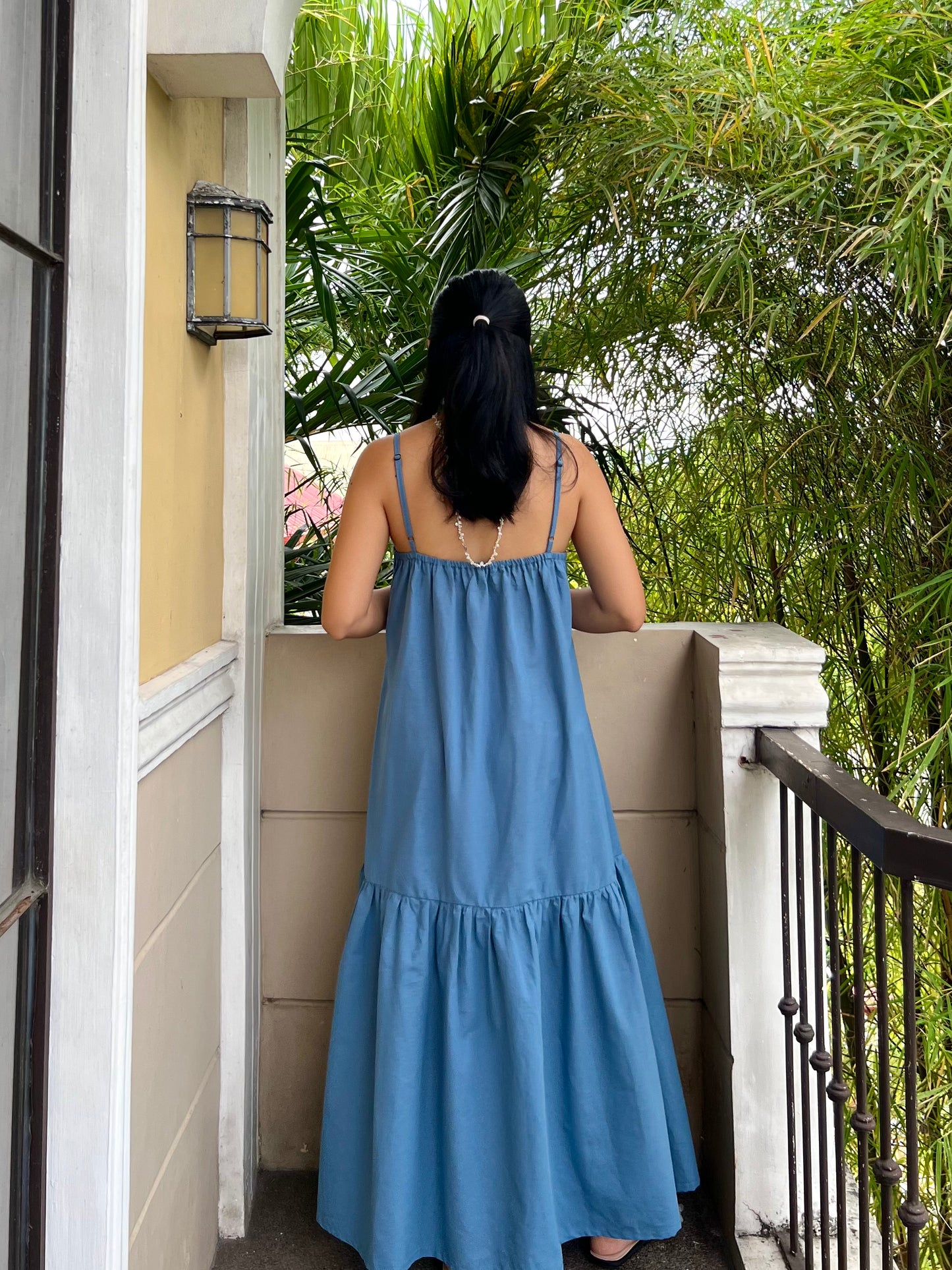 Elysees Dress in French Blue