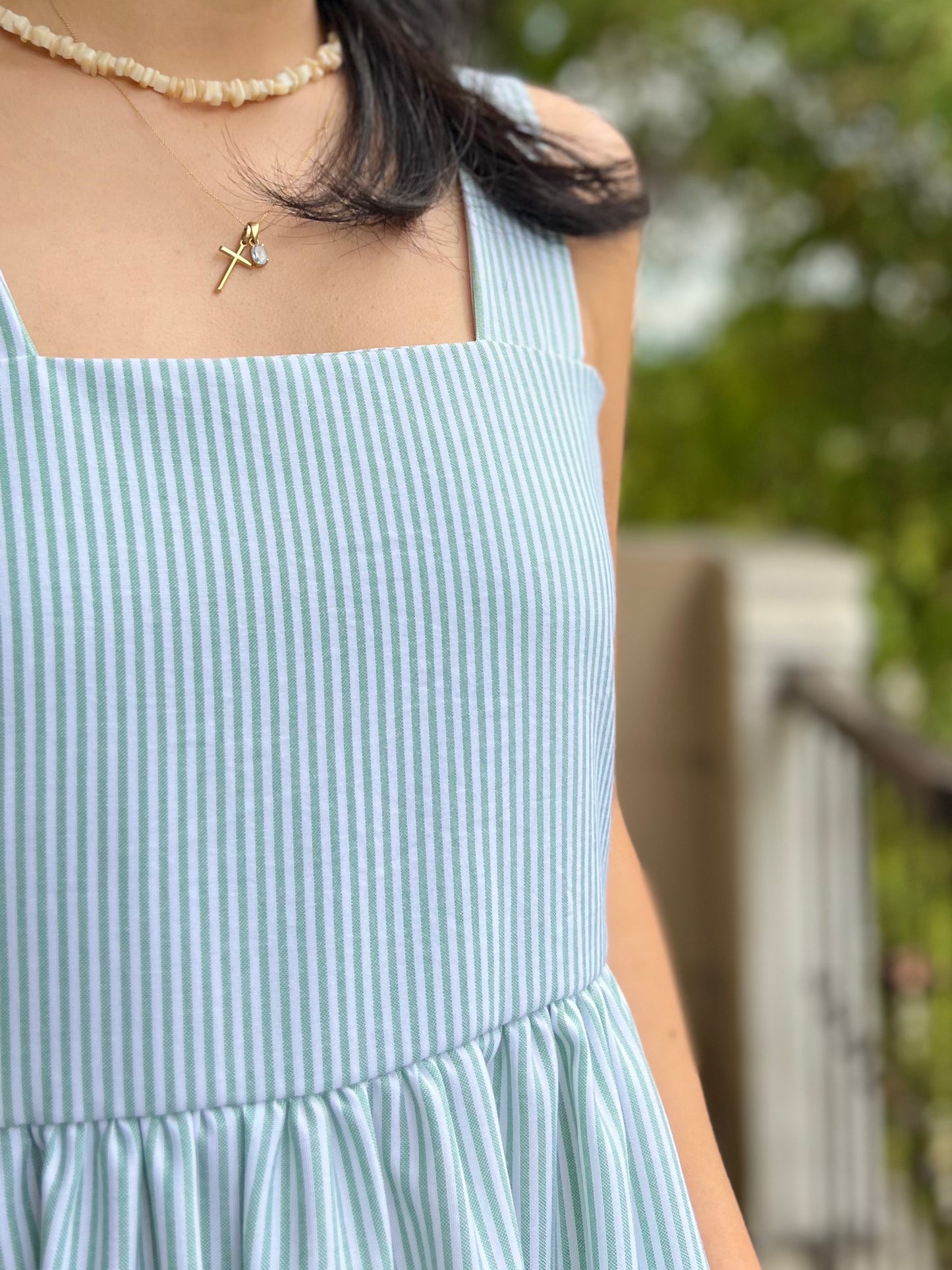 Psalm Dress in Stripes 022
