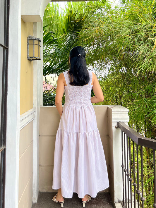 Psalm Dress in Stripes 021