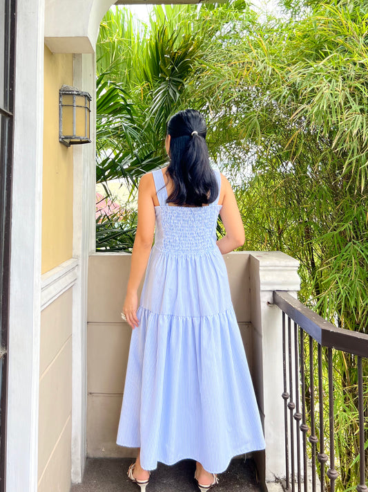 Psalm Dress in Stripes 023