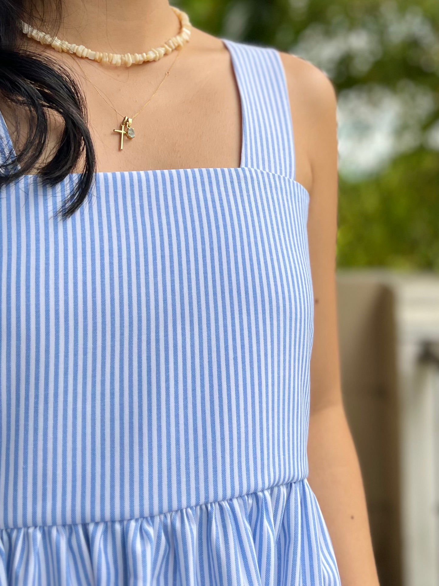 Psalm Dress in Stripes 023