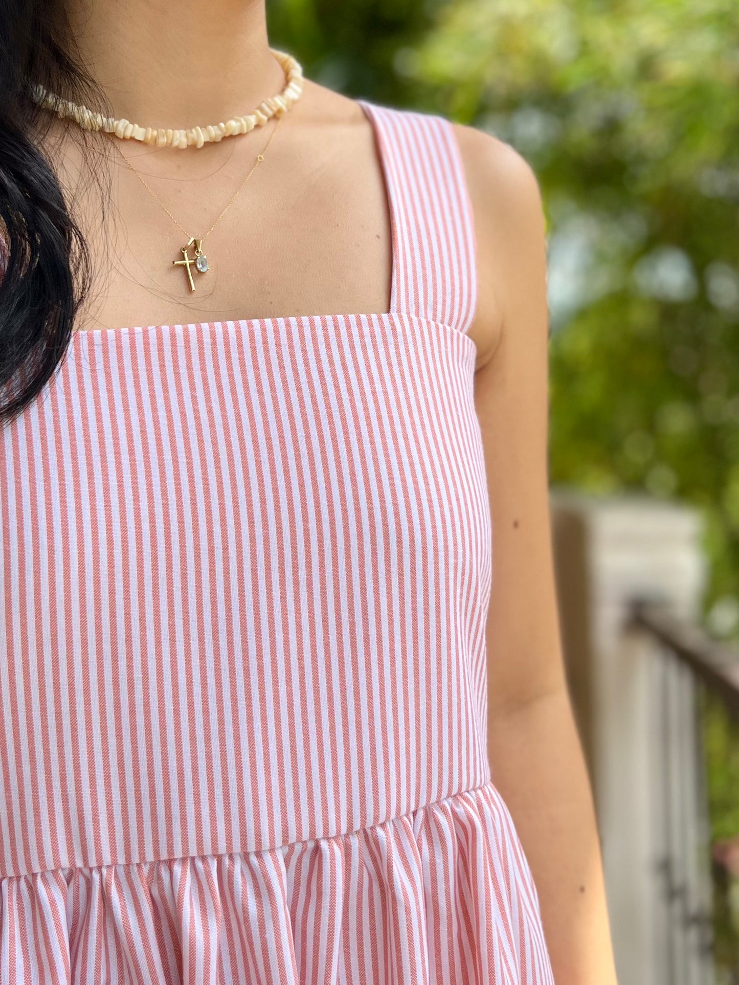Psalm Dress in Stripes 024