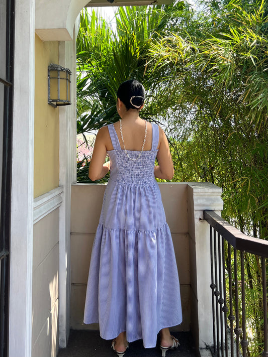 Psalm Dress in Stripes 025