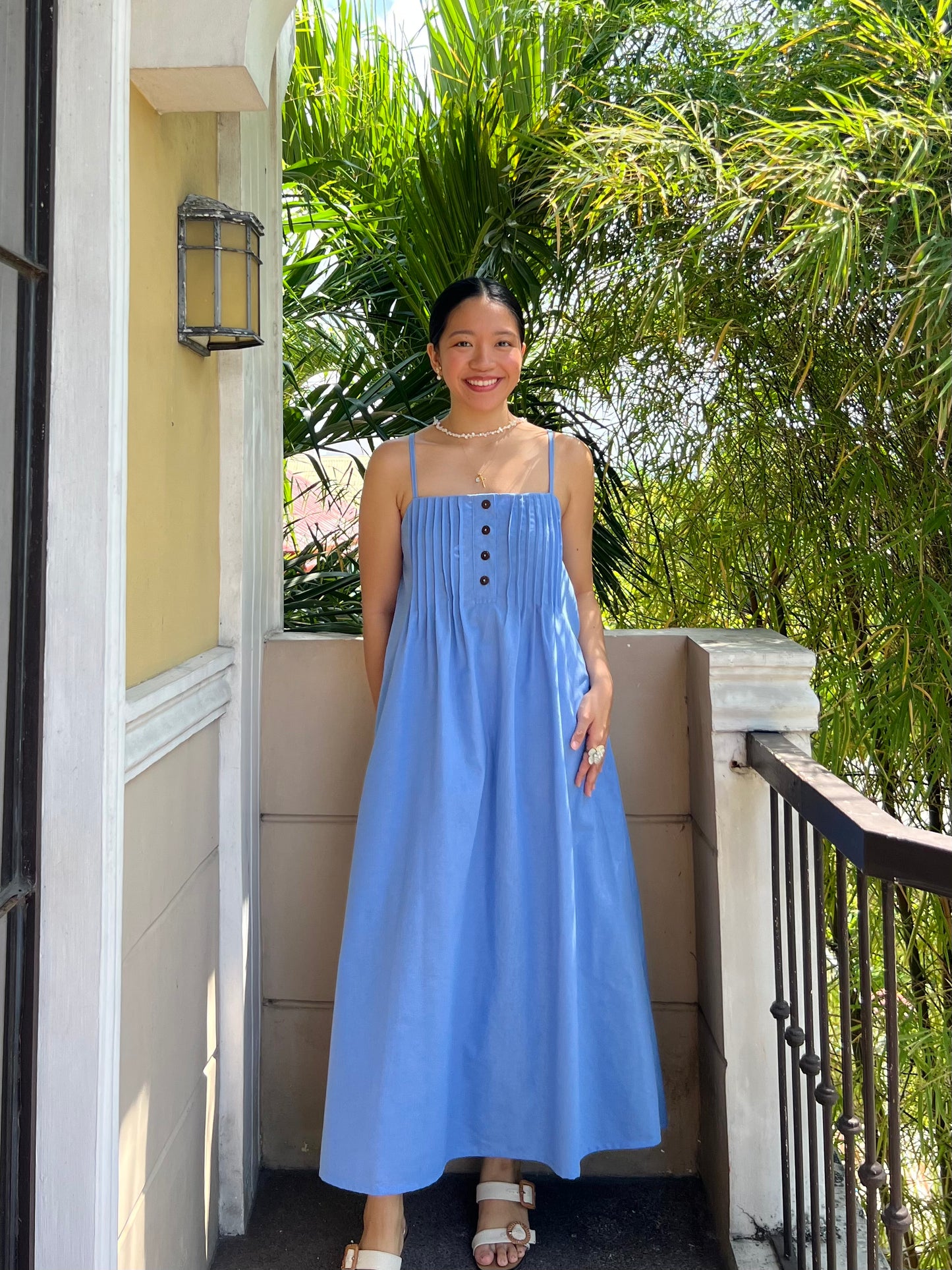 Hope Dress in Cornflower Blue