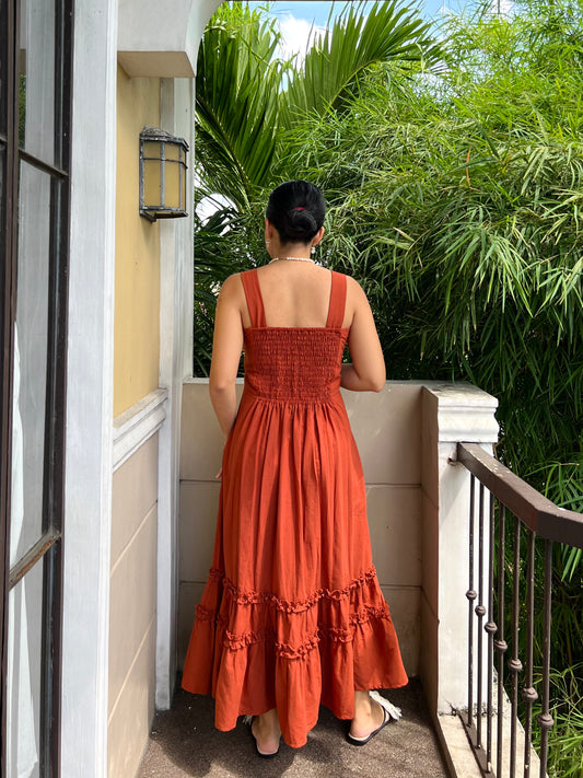 Gratitude Dress in Rust