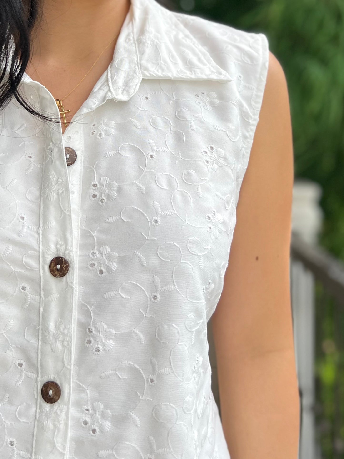Arizona Dress in Eyelet 013 with Lining