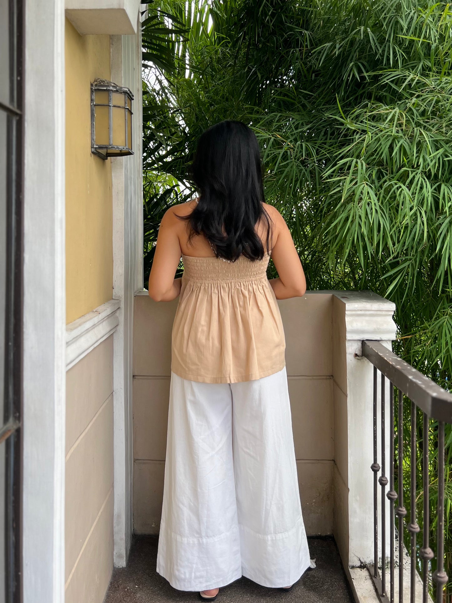 Lychee Top in Beige