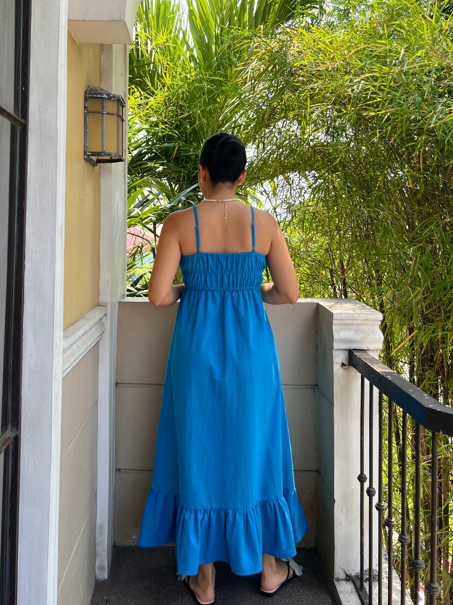 Sorrento Dress in Cerulean
