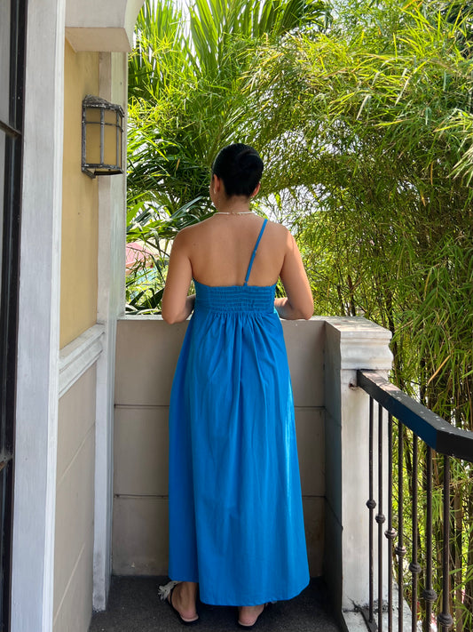 Siena Dress in Cerulean