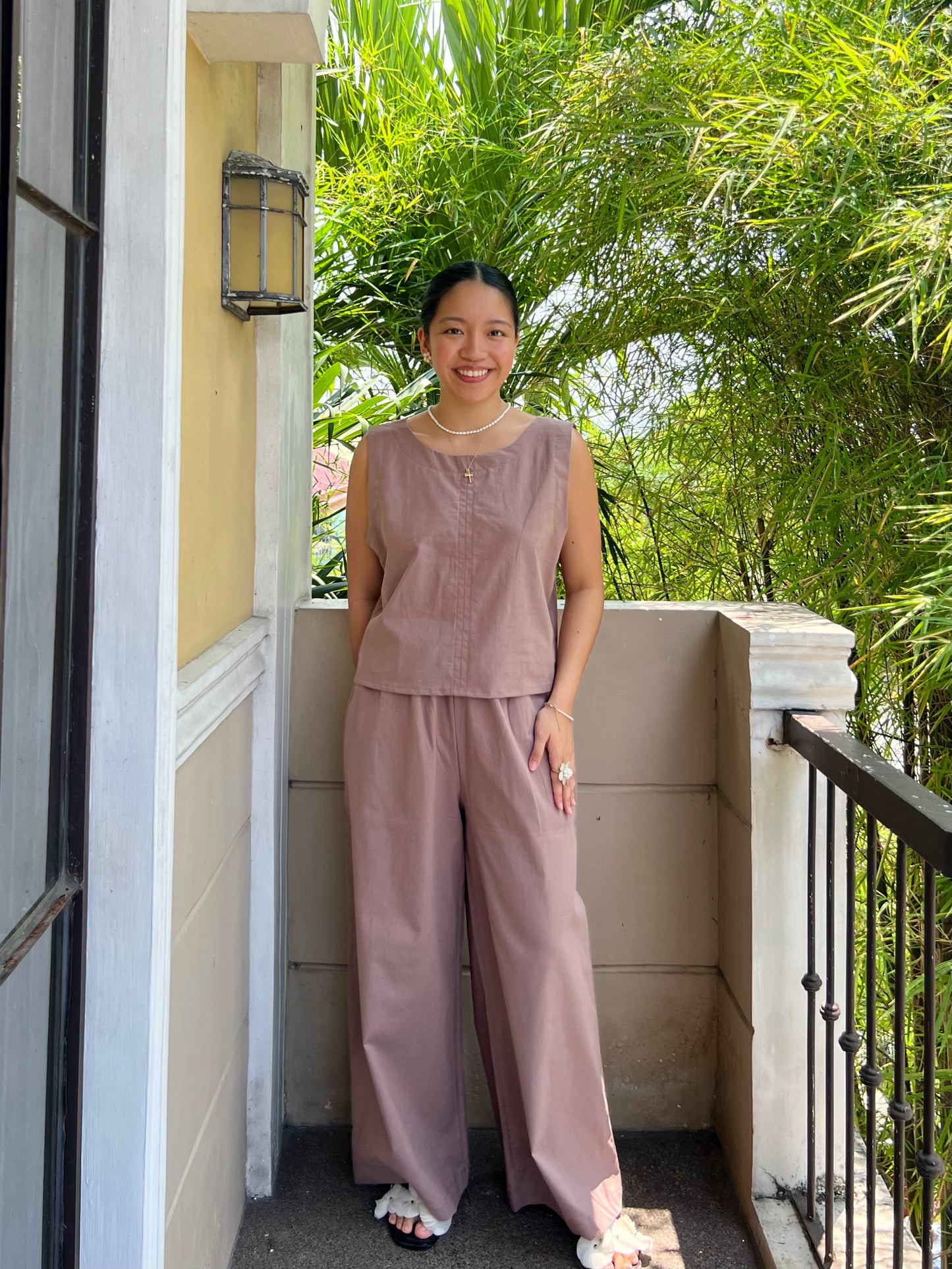 Charity Reversible Set in Oat