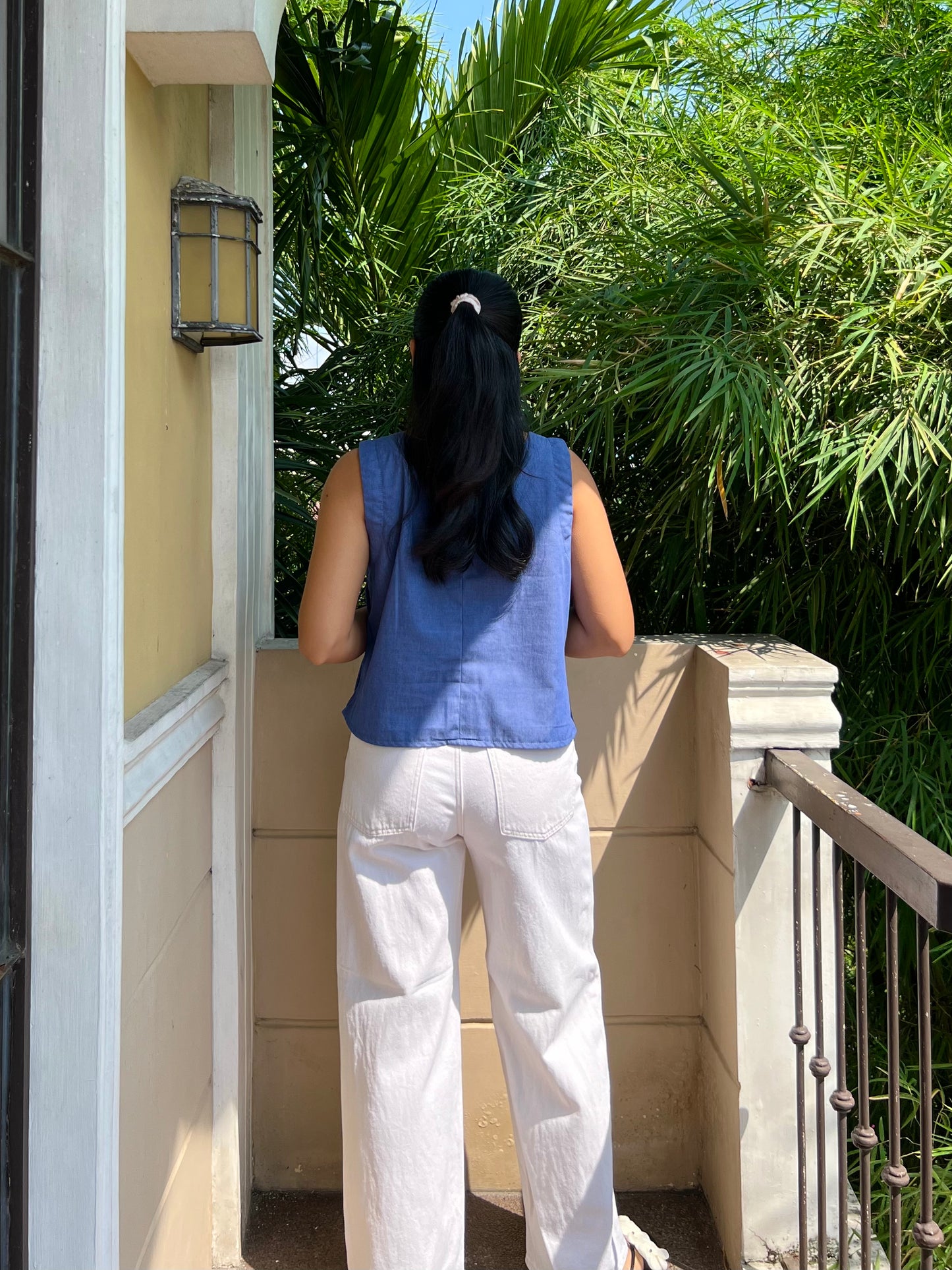 Brighton Top in Soft Denim 003