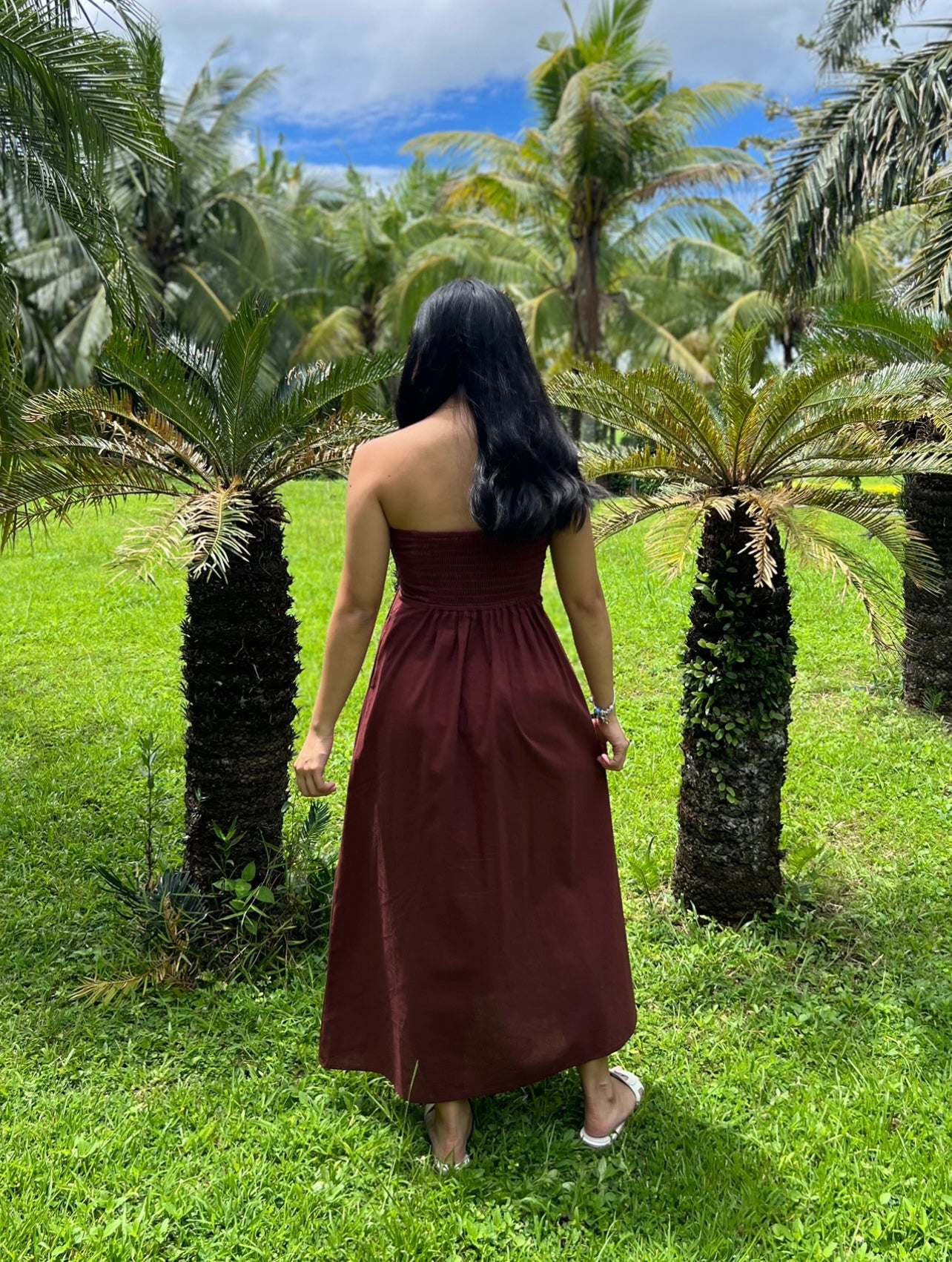 Fearless Dress in Chestnut