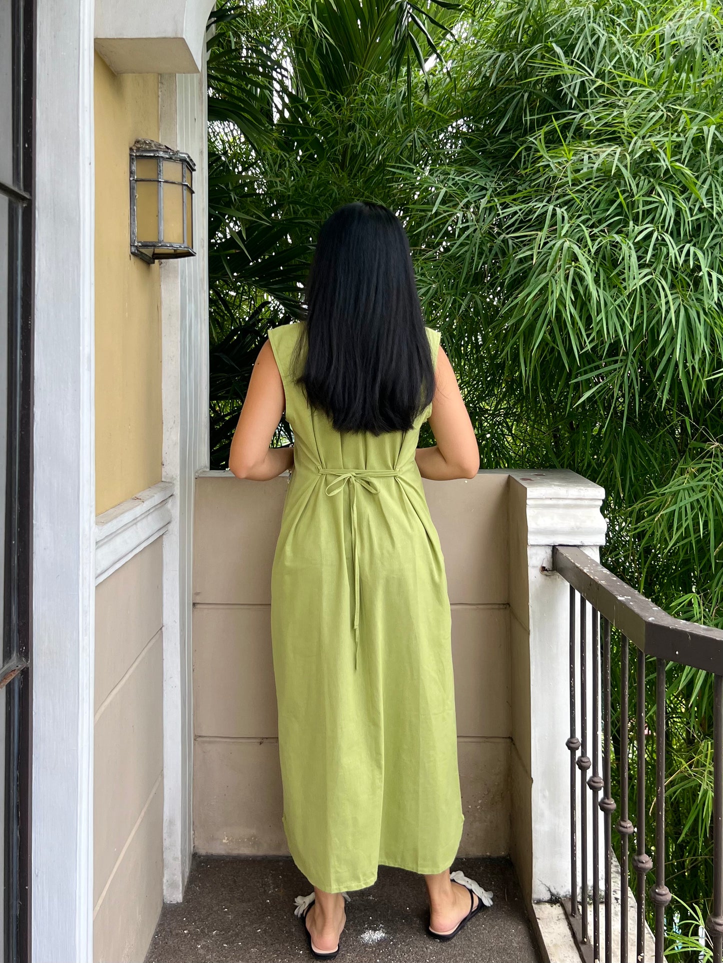 Arizona Dress in Apple Green