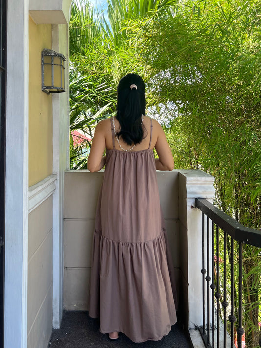 Elysees Dress in Oat